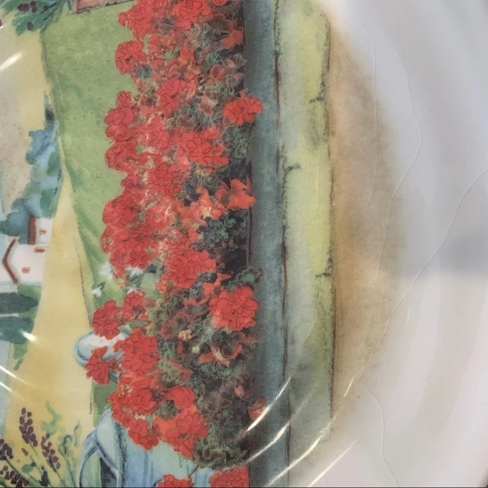 Italian Tuscan ceramic pottery plate